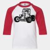 Youth Three Quarter Sleeve Baseball T-Shirt Thumbnail