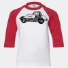 Youth Three Quarter Sleeve Baseball T-Shirt Thumbnail