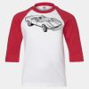 Youth Three Quarter Sleeve Baseball T-Shirt Thumbnail