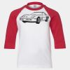 Youth Three Quarter Sleeve Baseball T-Shirt Thumbnail