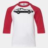 Youth Three Quarter Sleeve Baseball T-Shirt Thumbnail