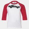 Youth Three Quarter Sleeve Baseball T-Shirt Thumbnail