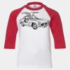 Youth Three Quarter Sleeve Baseball T-Shirt Thumbnail
