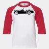 Youth Three Quarter Sleeve Baseball T-Shirt Thumbnail
