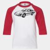 Youth Three Quarter Sleeve Baseball T-Shirt Thumbnail