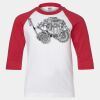 Youth Three Quarter Sleeve Baseball T-Shirt Thumbnail