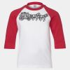 Youth Three Quarter Sleeve Baseball T-Shirt Thumbnail
