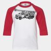Youth Three Quarter Sleeve Baseball T-Shirt Thumbnail