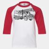 Youth Three Quarter Sleeve Baseball T-Shirt Thumbnail