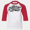Youth Three Quarter Sleeve Baseball T-Shirt Thumbnail