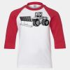 Youth Three Quarter Sleeve Baseball T-Shirt Thumbnail