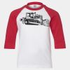Youth Three Quarter Sleeve Baseball T-Shirt Thumbnail
