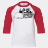 Youth Three Quarter Sleeve Baseball T-Shirt Thumbnail