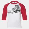 Youth Three Quarter Sleeve Baseball T-Shirt Thumbnail