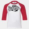 Youth Three Quarter Sleeve Baseball T-Shirt Thumbnail