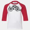 Youth Three Quarter Sleeve Baseball T-Shirt Thumbnail