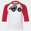 Youth Three Quarter Sleeve Baseball T-Shirt Thumbnail