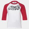 Youth Three Quarter Sleeve Baseball T-Shirt Thumbnail