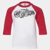 Youth Three Quarter Sleeve Baseball T-Shirt Thumbnail
