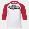 Youth Three Quarter Sleeve Baseball T-Shirt Thumbnail