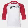 Youth Three Quarter Sleeve Baseball T-Shirt Thumbnail