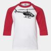 Youth Three Quarter Sleeve Baseball T-Shirt Thumbnail