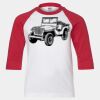 Youth Three Quarter Sleeve Baseball T-Shirt Thumbnail