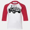 Youth Three Quarter Sleeve Baseball T-Shirt Thumbnail