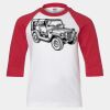 Youth Three Quarter Sleeve Baseball T-Shirt Thumbnail