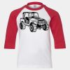 Youth Three Quarter Sleeve Baseball T-Shirt Thumbnail