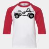 Youth Three Quarter Sleeve Baseball T-Shirt Thumbnail