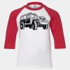 Youth Three Quarter Sleeve Baseball T-Shirt Thumbnail