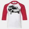 Youth Three Quarter Sleeve Baseball T-Shirt Thumbnail