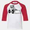 Youth Three Quarter Sleeve Baseball T-Shirt Thumbnail