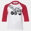 Youth Three Quarter Sleeve Baseball T-Shirt Thumbnail