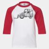 Youth Three Quarter Sleeve Baseball T-Shirt Thumbnail