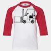 Youth Three Quarter Sleeve Baseball T-Shirt Thumbnail