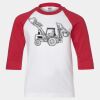 Youth Three Quarter Sleeve Baseball T-Shirt Thumbnail