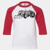 Youth Three Quarter Sleeve Baseball T-Shirt Thumbnail