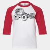 Youth Three Quarter Sleeve Baseball T-Shirt Thumbnail