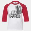 Youth Three Quarter Sleeve Baseball T-Shirt Thumbnail