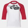Youth Three Quarter Sleeve Baseball T-Shirt Thumbnail