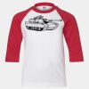 Youth Three Quarter Sleeve Baseball T-Shirt Thumbnail