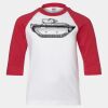 Youth Three Quarter Sleeve Baseball T-Shirt Thumbnail