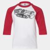 Youth Three Quarter Sleeve Baseball T-Shirt Thumbnail