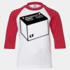Youth Three Quarter Sleeve Baseball T-Shirt Thumbnail