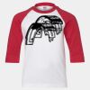 Youth Three Quarter Sleeve Baseball T-Shirt Thumbnail