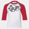 Youth Three Quarter Sleeve Baseball T-Shirt Thumbnail