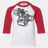 Youth Three Quarter Sleeve Baseball T-Shirt Thumbnail