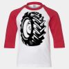 Youth Three Quarter Sleeve Baseball T-Shirt Thumbnail